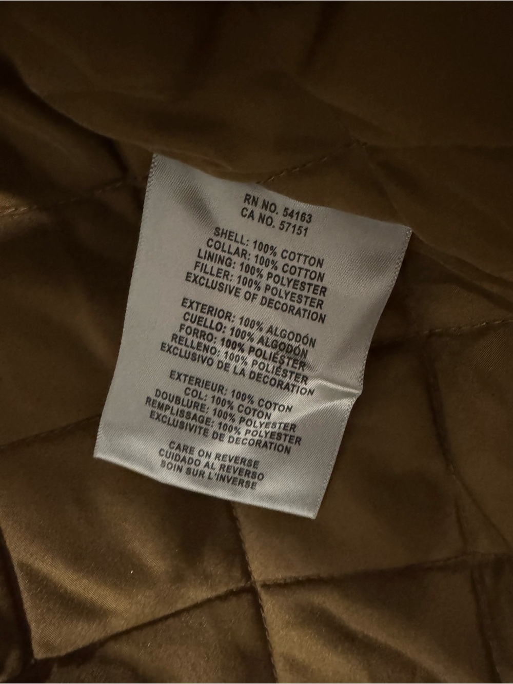 Levi's Men's Brown Jacket with Dark Contrast Collar - Picture 6 of 7